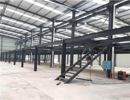 阁楼平台立柱货架搭建拆装钢结构工厂仓库储藏室二层隔层重型仓储