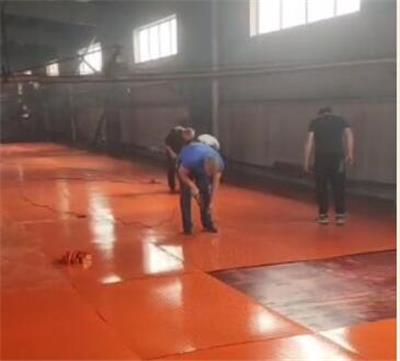 中山阁楼搭建施工现场