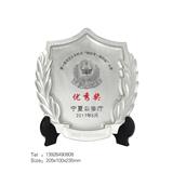 寧夏純錫獎(jiǎng)牌金屬盤退休定制紀(jì)念禮品老干部榮譽(yù)獎(jiǎng)牌表彰獎(jiǎng)牌制作