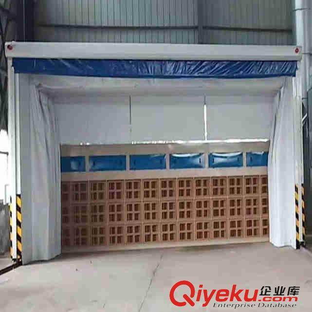 重型工件廢氣處理設(shè)備 伸縮移動(dòng)噴漆房整套流程方案