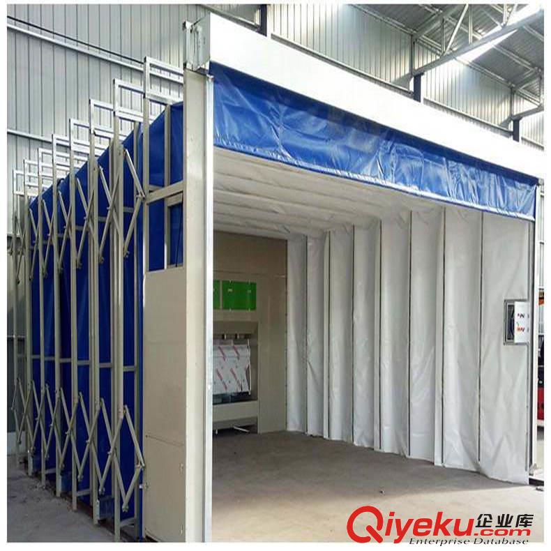 可節(jié)省噴漆空間的移動(dòng)伸縮式噴漆房