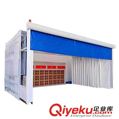 現(xiàn)場篇---移動伸縮噴漆房