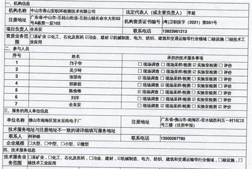 佛山市南海区里水至尚电子厂定期检测报告