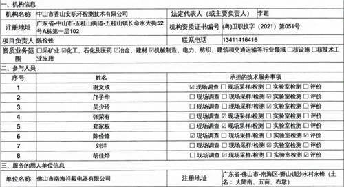 佛山市南海祥毅电器有限公司定期检测报告