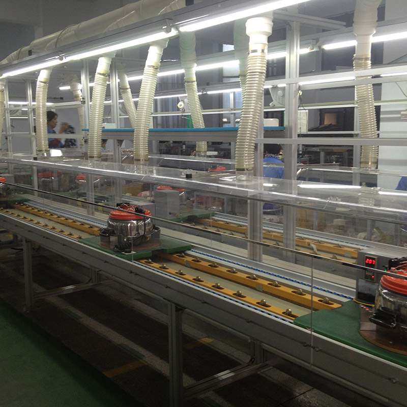 Concept and application of metal chain plate conveyor line