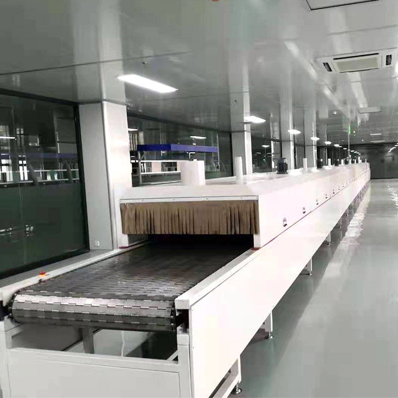 High temperature baking line