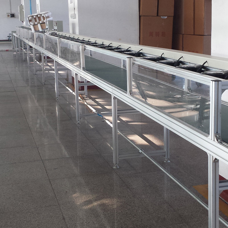 LED street lamp assembly line