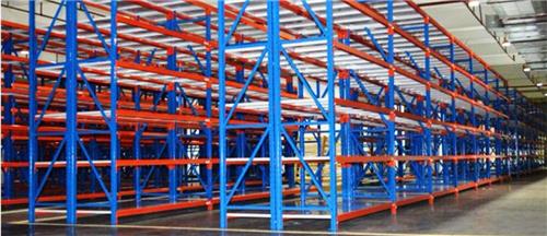 Storage shelf shelf landing multi-storey warehouse goods shelf warehouse angle steel display storage shelf heavy shelf