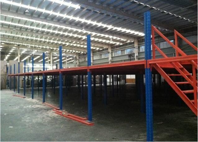  Attic platform type multi-storey factory warehouse second floor heavy storage attic type shelf disassembly and assembly free combination