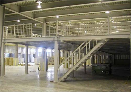 Attic platform attic platform shelf two floors factory warehouse storage goods shelf heavy high-level load-bearing assembly shelf customization