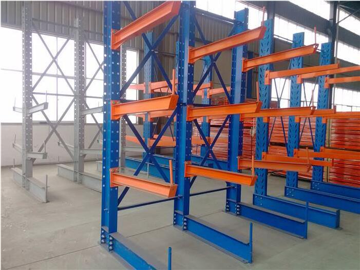  Cantilever shelf heavy warehouse heavy thickened storage steel fabric factory hardware steel pipe rac