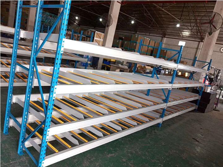  Fluxion rack workshop material sorting bar roller slide rack storage heavy roller rack