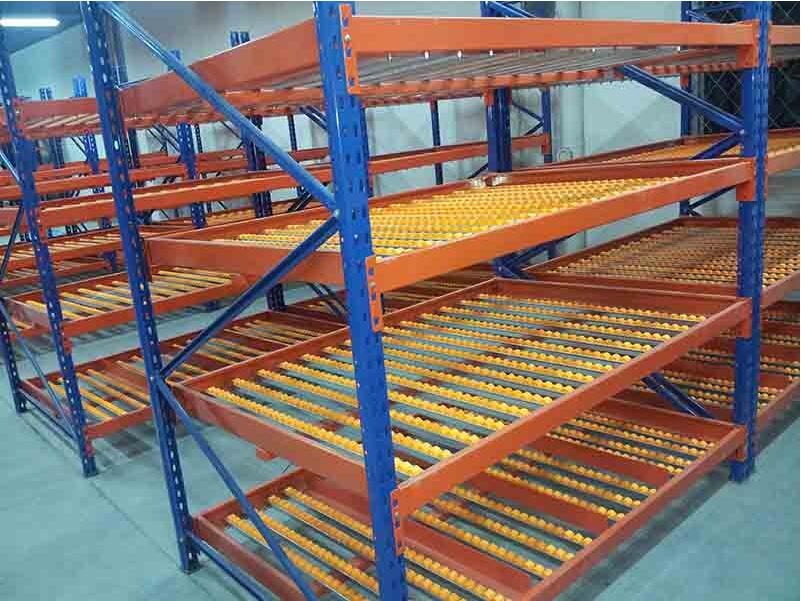  Sliding sorting rack lean tube goods rack warehouse drum anti-static guide rail rack