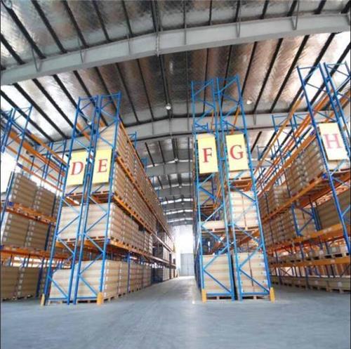 Intelligent three-dimensional warehouse intensive storage cold storage shuttle through shelf intensive warehouse corridor shelf