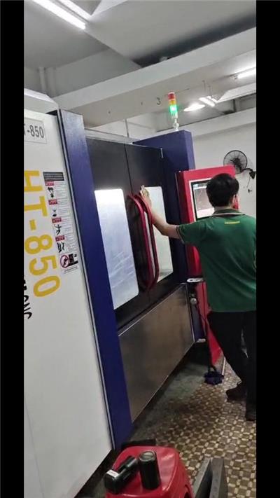 东莞坤尚850调机现场