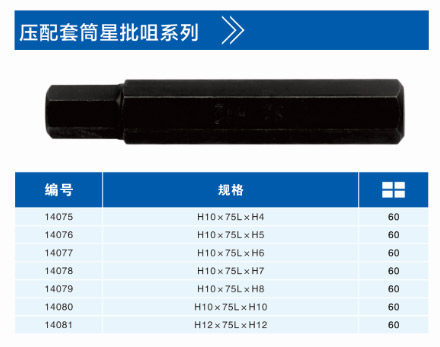 【Zuolong】Press-fit sleeve star batch nozzle series (1)