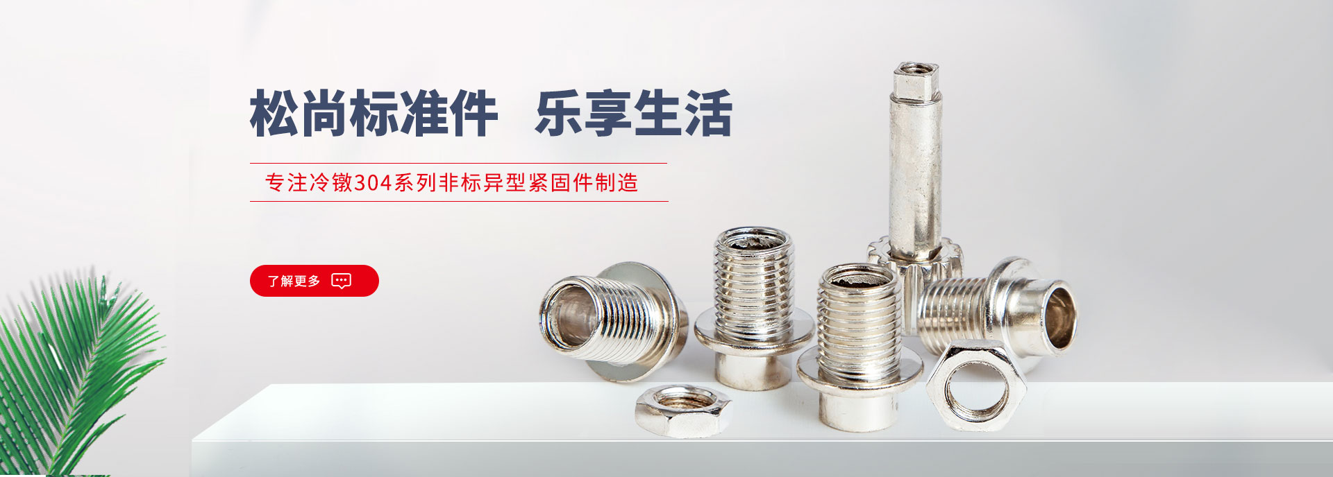 松尚标准件乐享生活专注冷镦304系列非标异型紧固件制造 