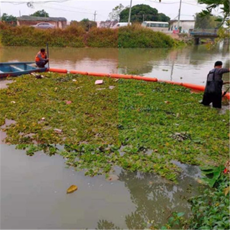 水面大跨度拦污浮排拦截水面水藻漂浮垃圾