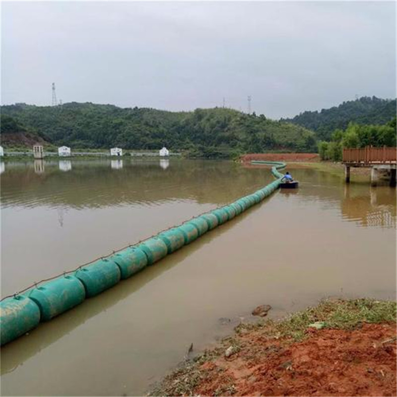 河道治理拦污浮筒 塑料拦污浮体 