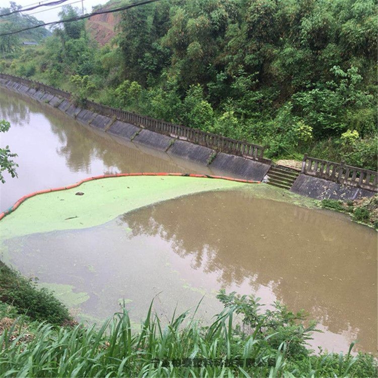 河道挂网拦截水下垃圾漂浮物拦污浮筒