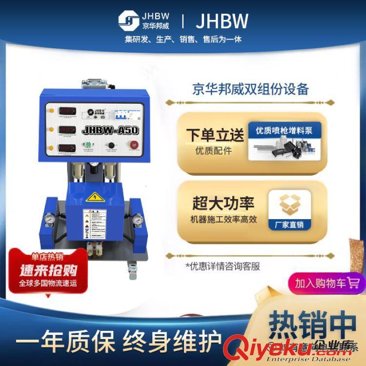 濟南京華邦威聚氨酯發泡噴涂機廠家