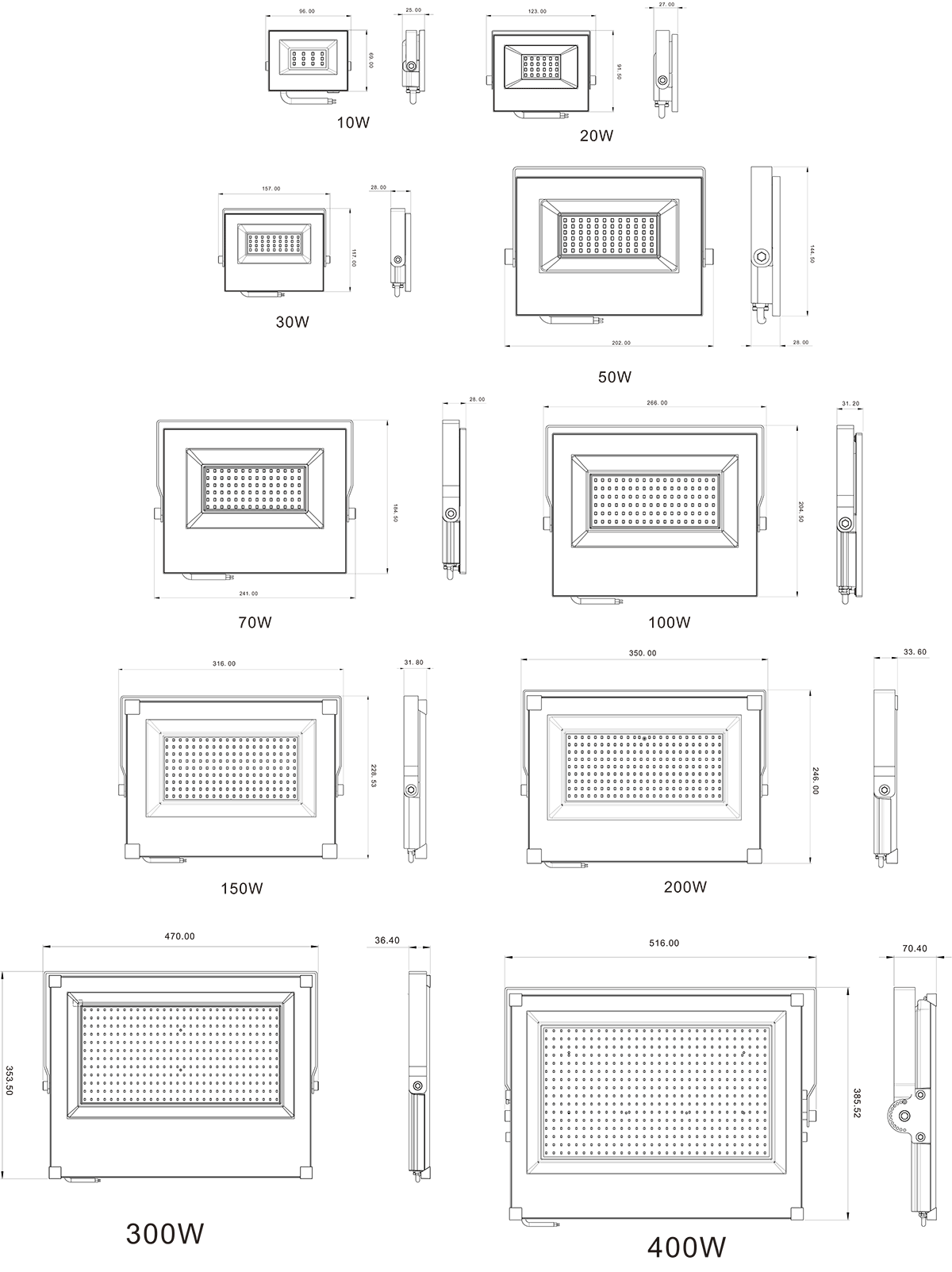 Floodlight  Pad01 Series