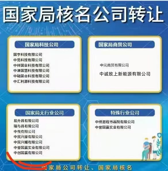 核一家中字开头的公司名称具备的条件转让中字头公司