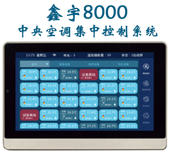 鑫宇8000中央空調(diào)集中控制系統(tǒng)