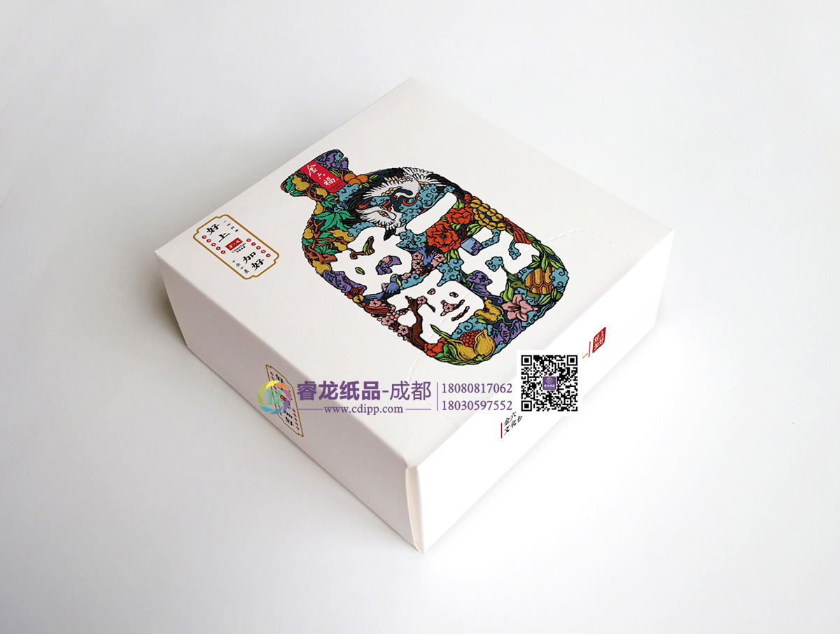 供應四川禮品紙巾，宣傳促銷廣禮品抽紙巾，餐飲盒裝紙巾定制！原始圖片3