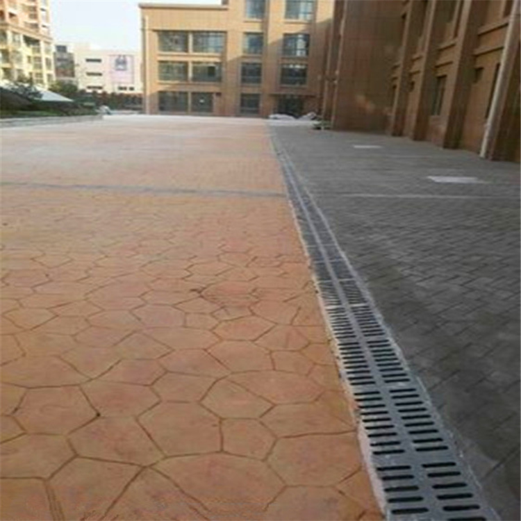界首混凝土壓花地坪材料-臨泉壓花地面材料原始圖片2