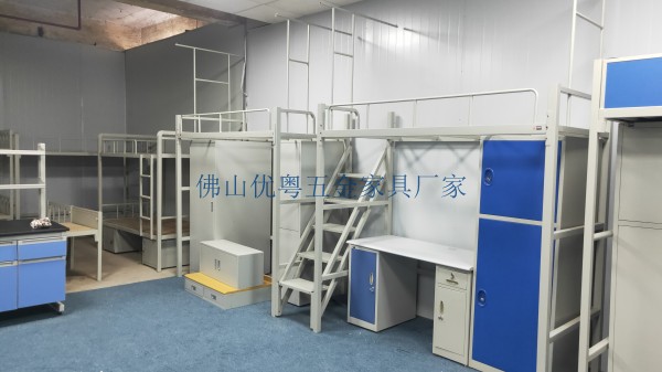優(yōu)粵工地上下床廠家批發(fā)高低上下鋪床宿舍床原始圖片3