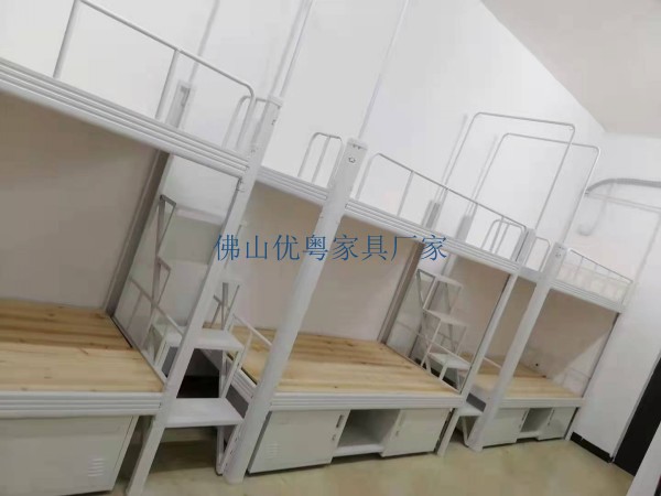 廣東工程上下鋪雙層鐵床方管鐵床批發(fā)員工2人鋪鐵管床廠家原始圖片2