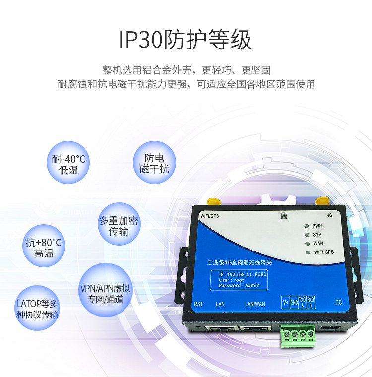 4G全网通插卡无线路由器可用安防监控工程室外