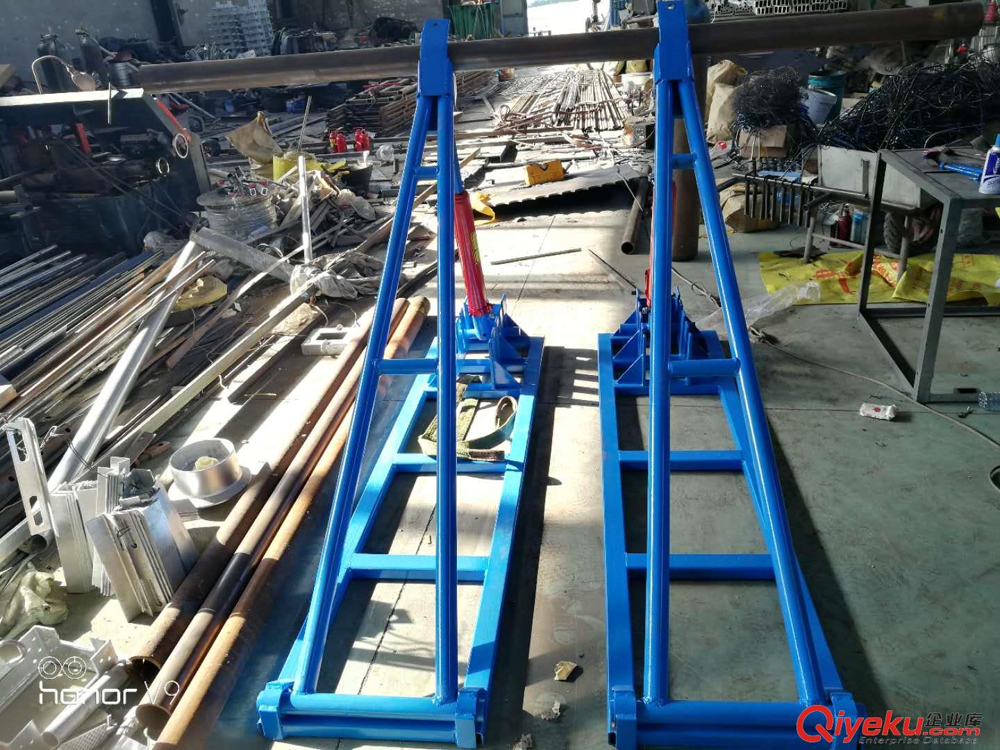 臥式電纜放線架拆卸式電纜放線盤張力放線組合放線架線纜工具原始圖片3
