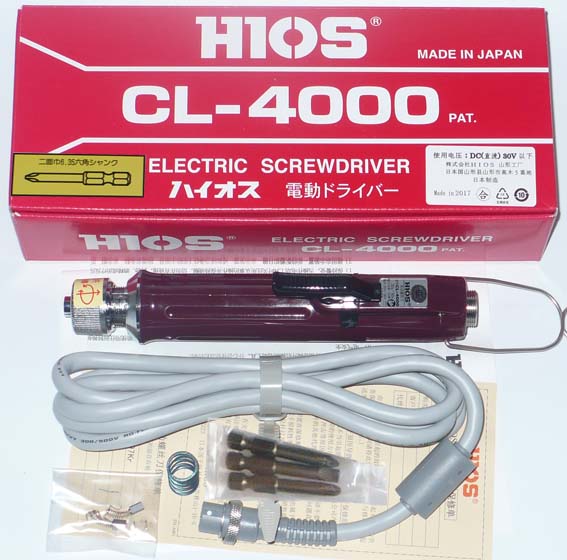 日本HIOS CL-4000 H5 CL-4000 HEX screwdrivers 英制電批電動螺絲刀