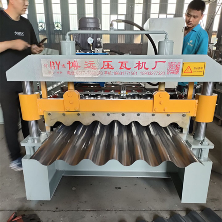 780大波浪壓瓦機(jī) 全自動(dòng)大圓弧機(jī) 墻面橫掛板成型設(shè)備原始圖片2