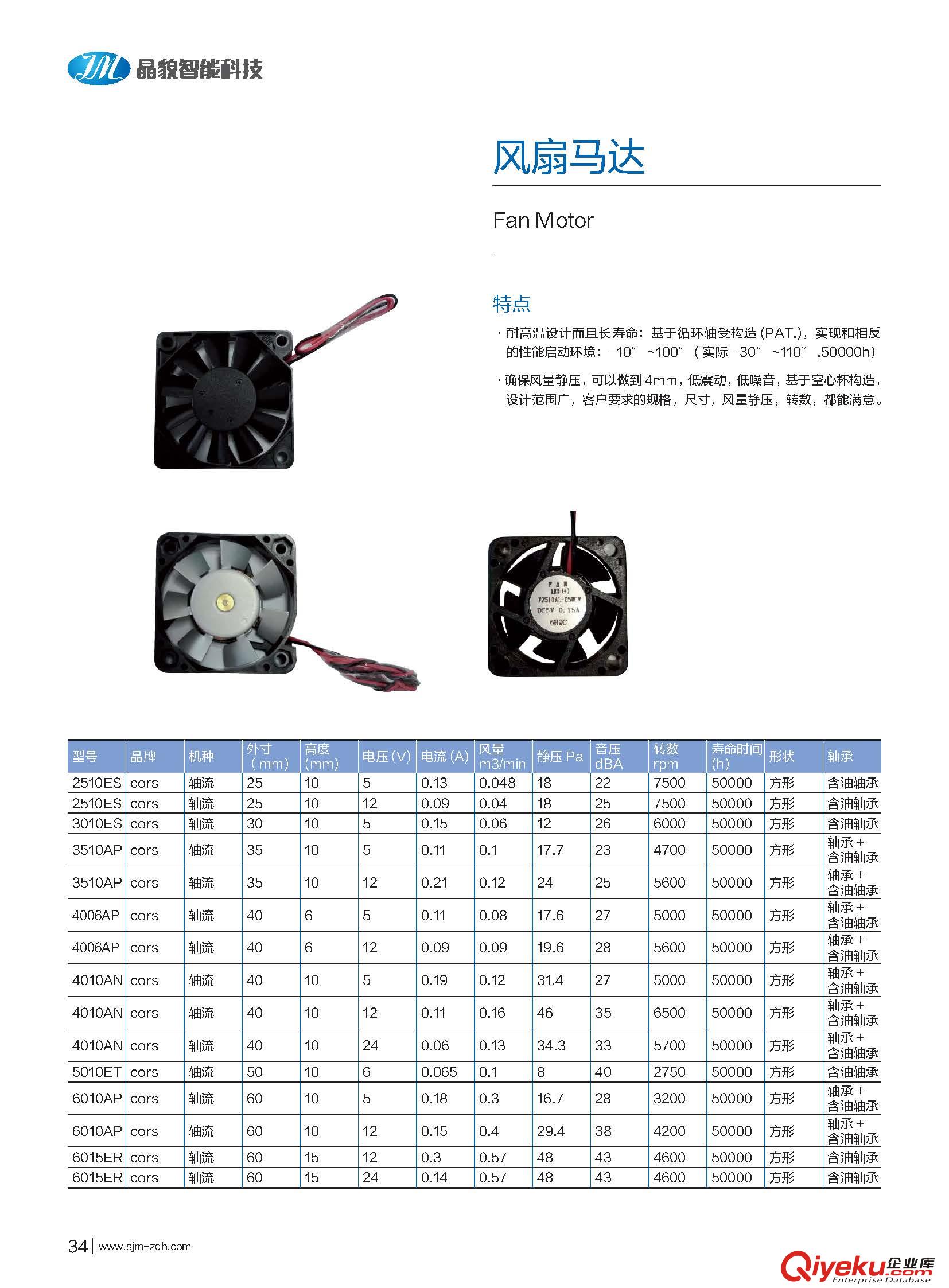 FAN MOTOR目錄