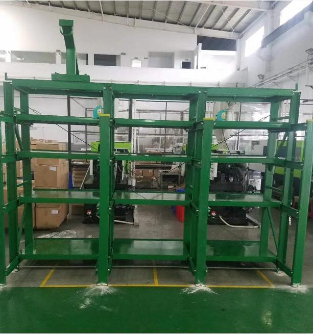 Heavy duty drawer type fully open mold rack, three column mold rack can be customized