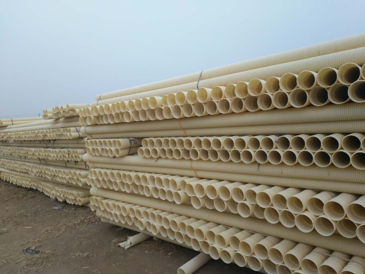 河北鼎力廠家供應DN160 PVC波紋管地埋電線保護管