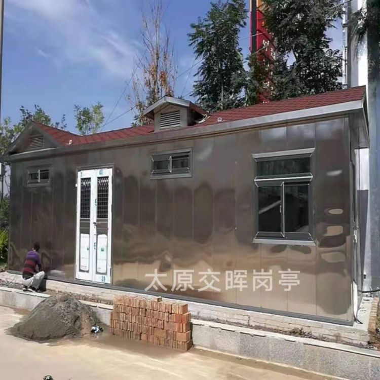 鋼結構環保公共衛生間  山西臨汾鄉寧社區環保廁所  工地簡易廁所原始圖片2