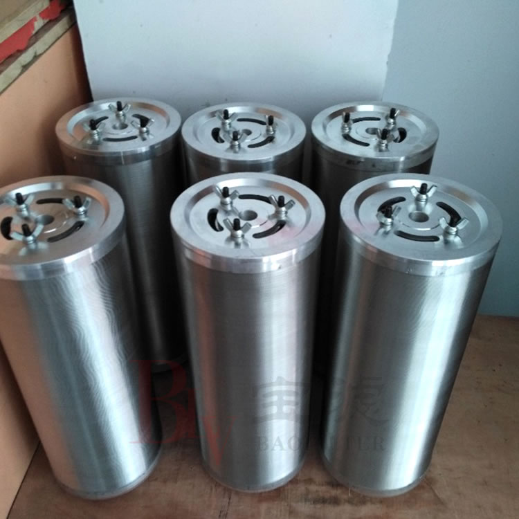 寶濾定制 不銹鋼網燒結圓柱型濾芯