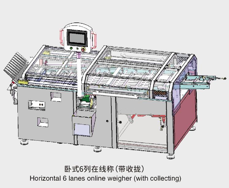 卧式6列在线称（带收拢）