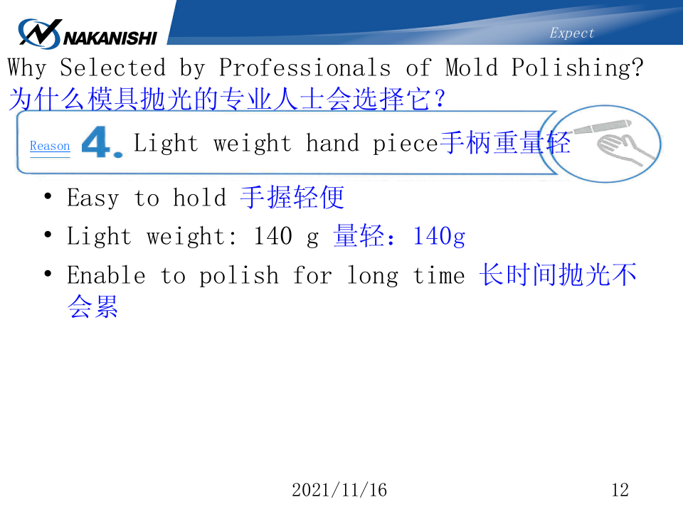 數字顯示振幅丨獨特的功能-NAKANISHI