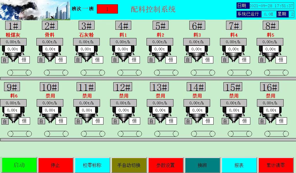 配料稱重控制系統