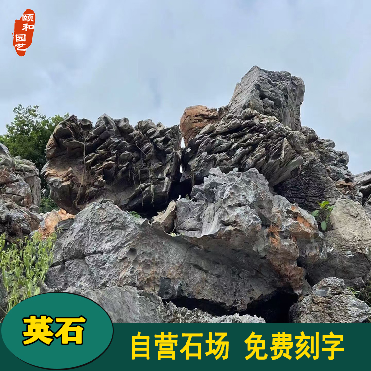 山東泰山石景觀石廠家供應 可切片  園林景區石 假山風景石材