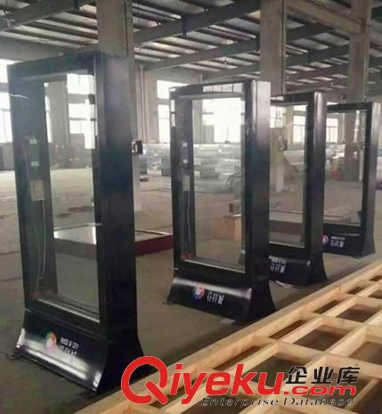 定制掛壁式燈箱立式移動廣告燈箱LED廣告牌滾動燈箱社區宣傳欄加工制造