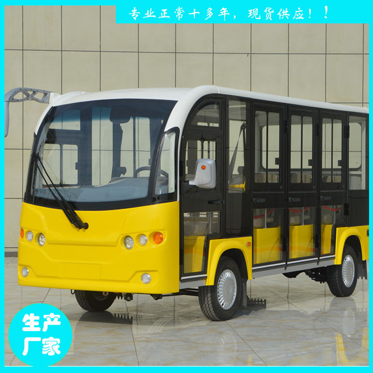 新疆喀什古城電動(dòng)觀光車 景區(qū)游覽車 11座封閉電瓶車