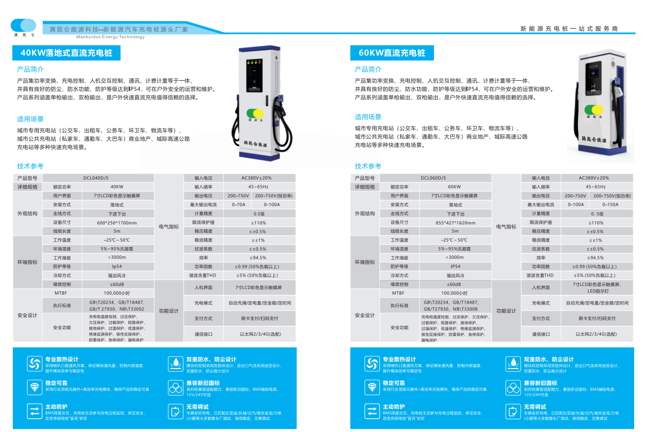 40KW落地式直流充電樁【廠家批發(fā)零售】