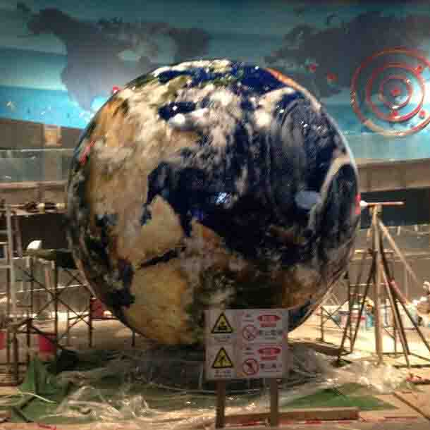 深圳百諾 展館用太空地球儀 主題展示 懸吊地球儀原始圖片3