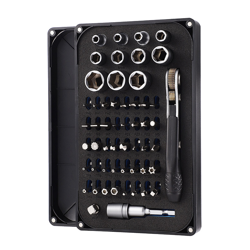 54-in-1 Electronic Telecommunication Set Tool Box